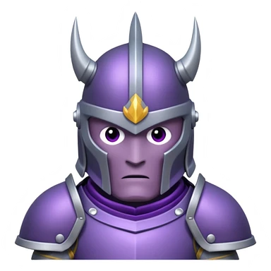 PURPLE AND BİG ARMOR PEKKA sticker