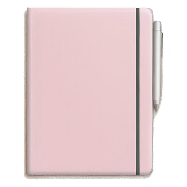 Light pink notebook sticker