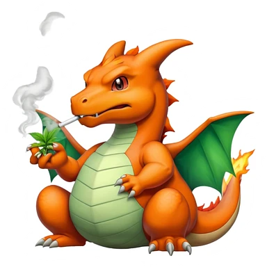Pokémon smoking weed sticker