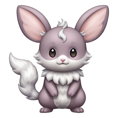  Fey Toony Espurr-Minccino-Sprigatito-fusion-hybrid sticker