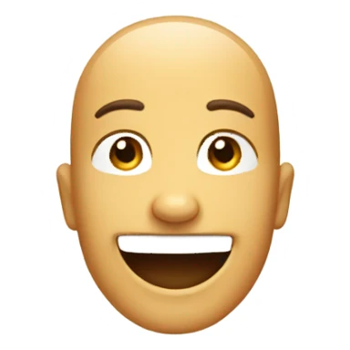 Face smiling with feet in air  sticker