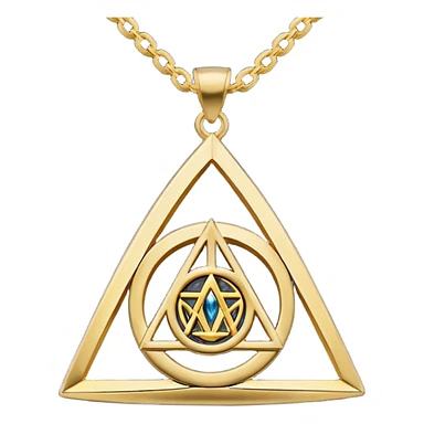 deathly hallows necklace sticker