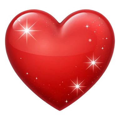 heart with sparkles sticker