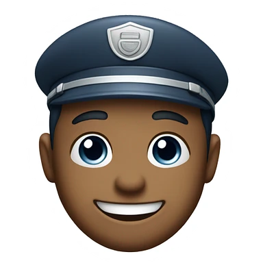 postman smiling sticker
