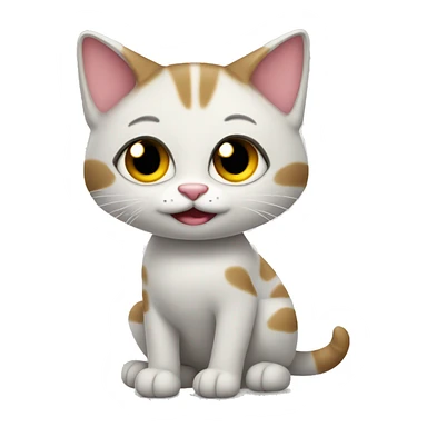 Momia gato con bendaje sticker