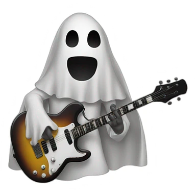 Ghost band sticker