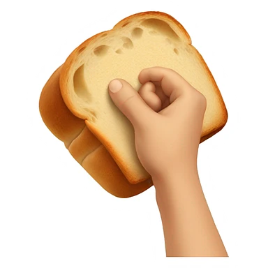 fist bump with bread sticker