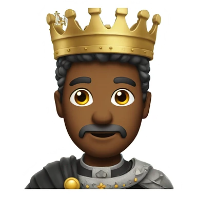 king in front of a castle sticker