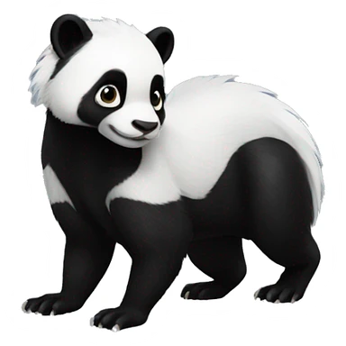 skunk-panda-hybrid full body sticker