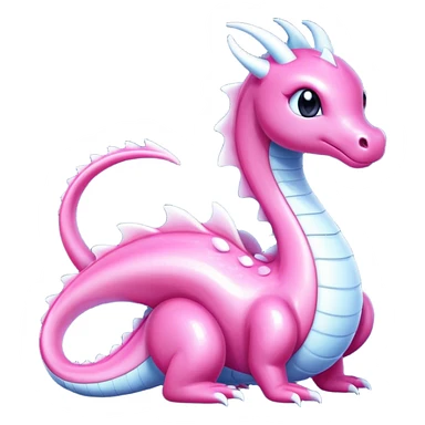 Pink Shiny Dragonair sticker
