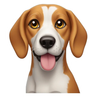 beagle fox mix sticker