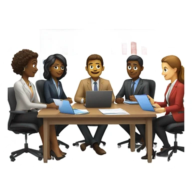 business meeting sticker