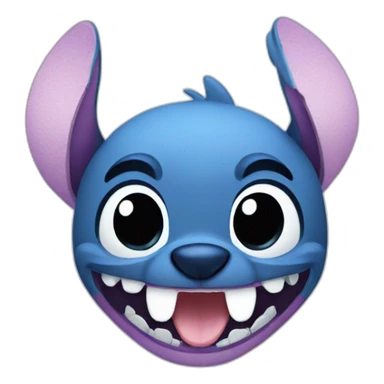 Stitch look at left sticker