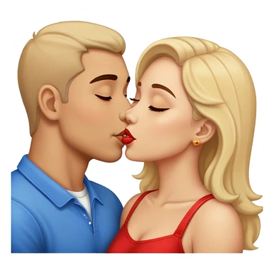 love kiss sticker