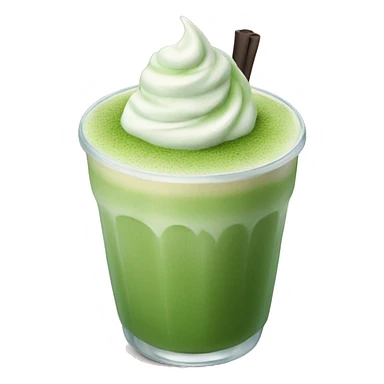 Ice matcha latte sticker