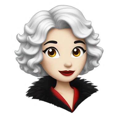 Cruella de Vil sticker