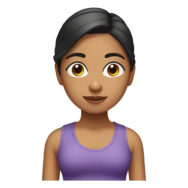 hispanic girl pilates sticker