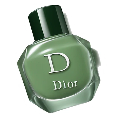 Dior nail polish sage Green  sticker