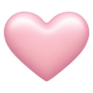 Light pink heart with bowed floating around  sticker