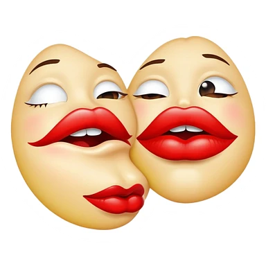 Kisses sticker