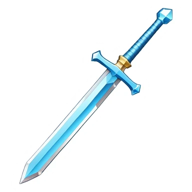 Minecraft diamond sword  sticker