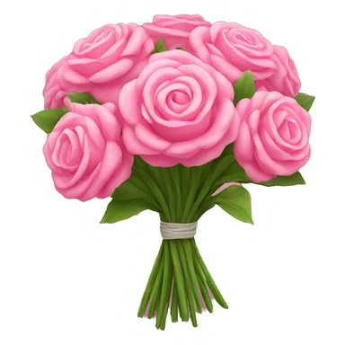 pink bouquet sticker