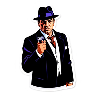 Mafia sticker