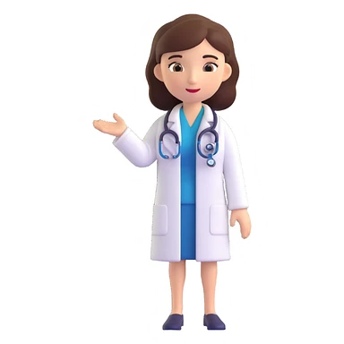 woman doctor sticker