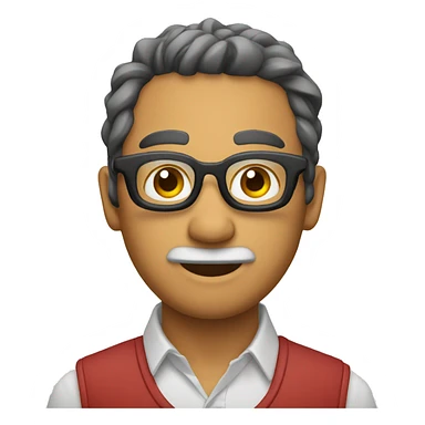 Viejito con lentes sticker