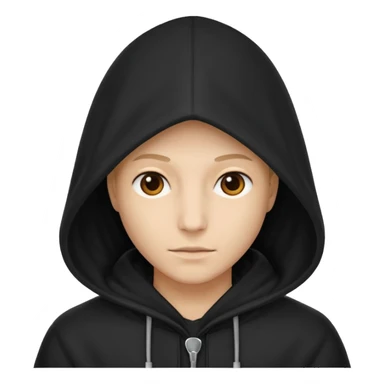 hooded people sticker