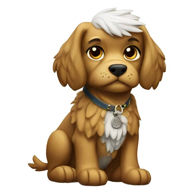 Brussels griffin dog  sticker