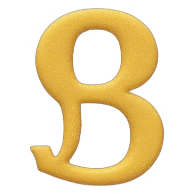 Letter B Logo for barbie sticker