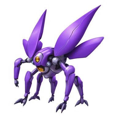 Genesect Pokémon Medabot sticker