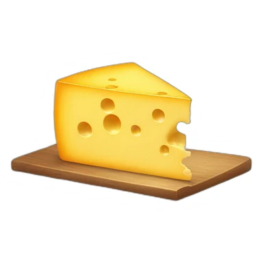 a piece of cheese sticker