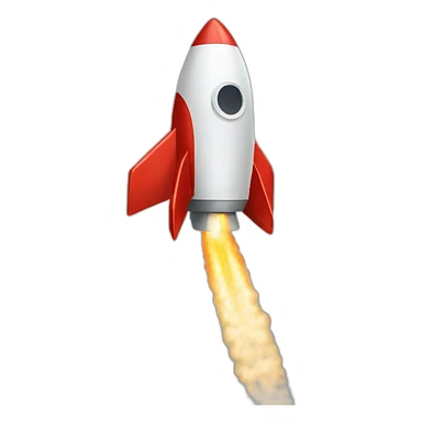 rocket with social media icon sticker