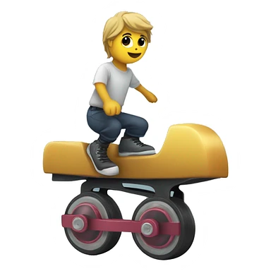 Solo Patines con truenos en las ruedas a velocidad  sticker