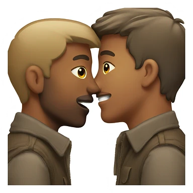 guys kissing gay  sticker