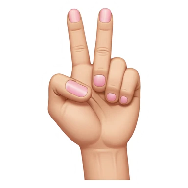 pinky finger sticking out of fist sticker