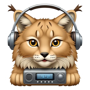 Lynx listen radio sticker