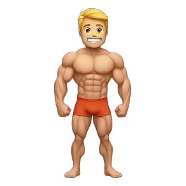 muscle growth  sticker