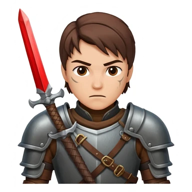 Rogue,Knave. Half body sticker