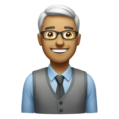 happy project manager sticker