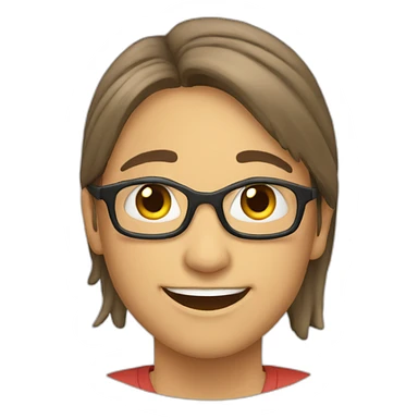 Cara de felicidad sticker