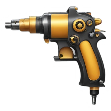 tattoo gun sticker
