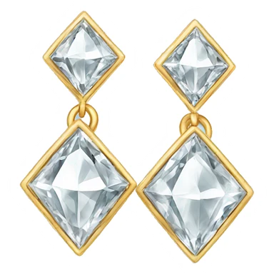 Diamond earrings  sticker