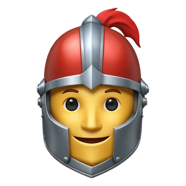 Emoticone Chevalier sticker
