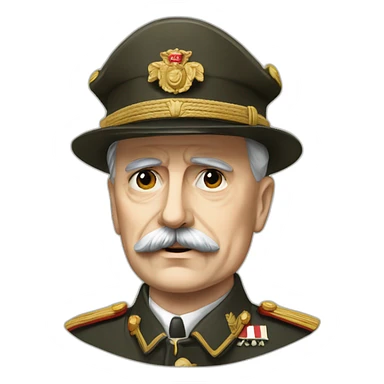 Philippe Pétain dictator of Vichy France sticker