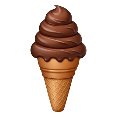 chocolate ice cream sticker