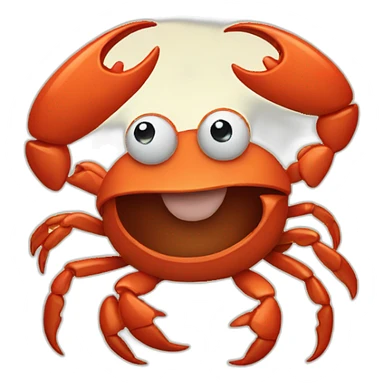 dancing-crab sticker