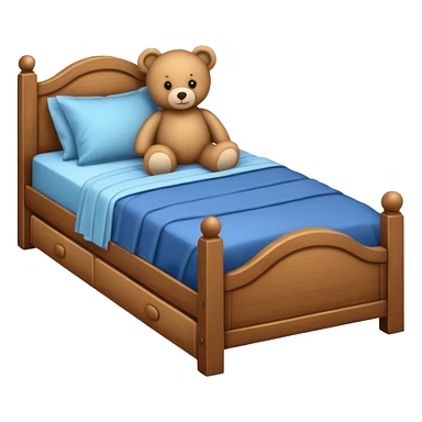 bed for kid sticker